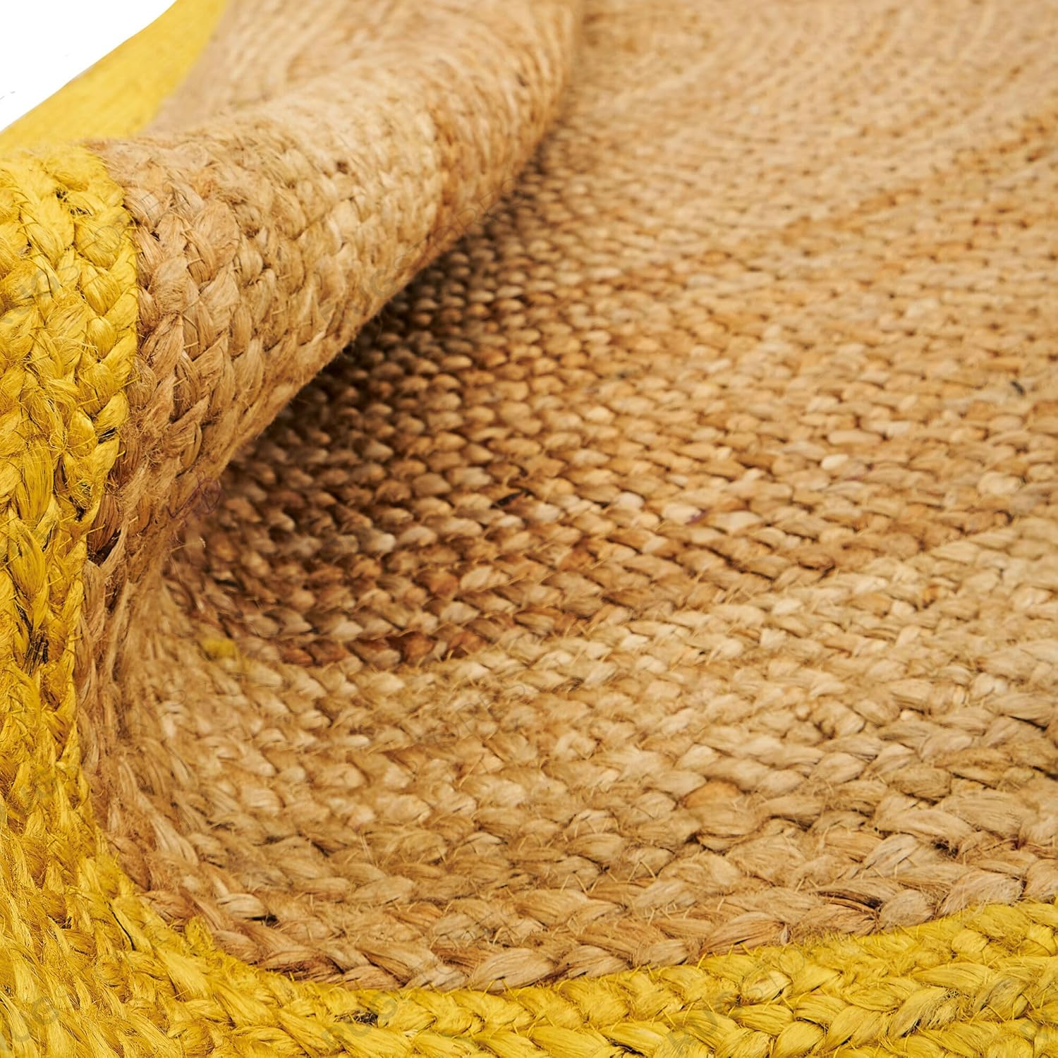 Yellow Jute Round Rug Natural Braided Area Rug Natural Braided Area Rug